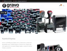 Tablet Screenshot of gravo.cl